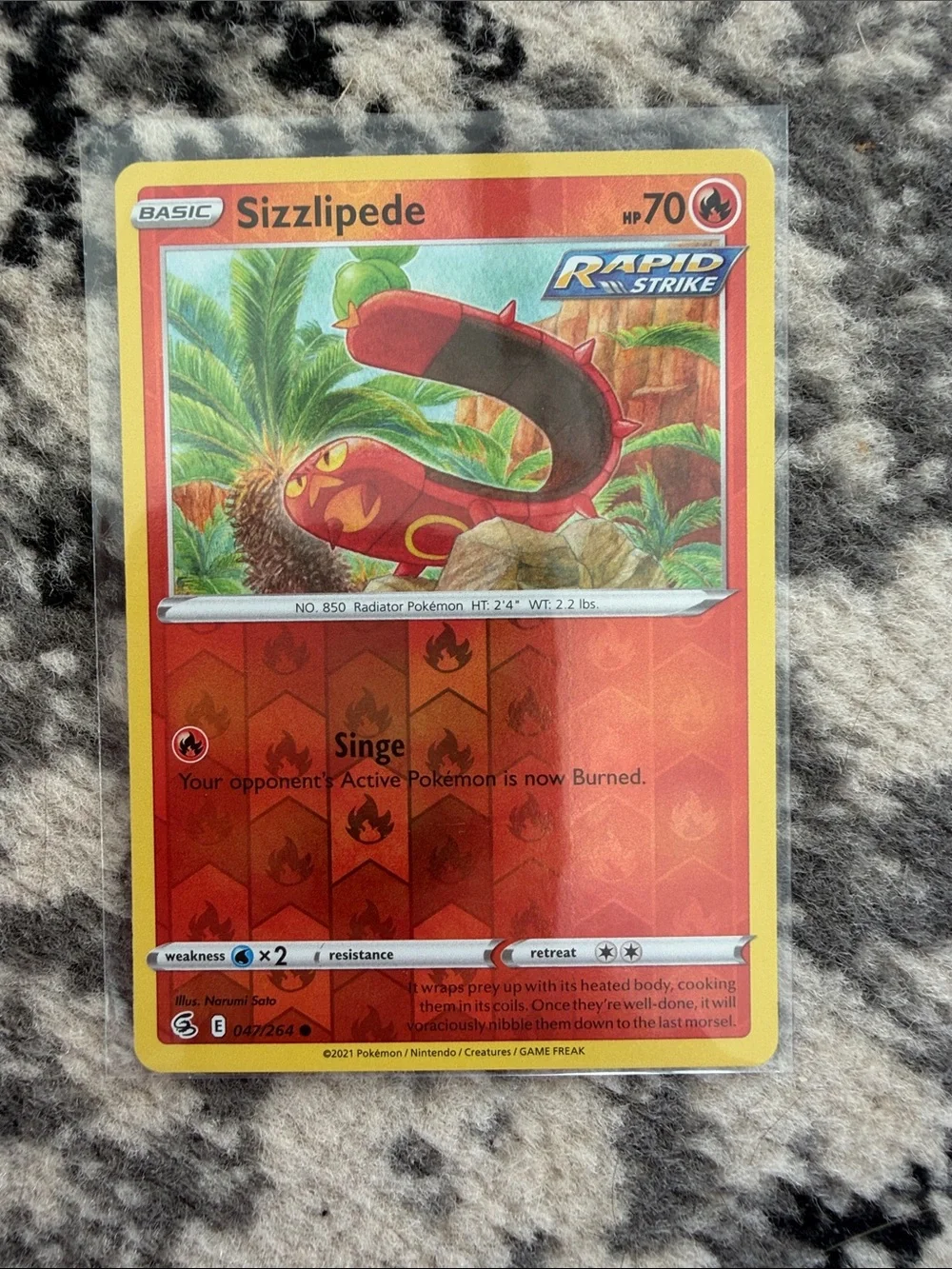 Sizzlipede & Centiskorch Evolution Lot 5 Cards | Reverse Holo | TCG ✨5/$25✨